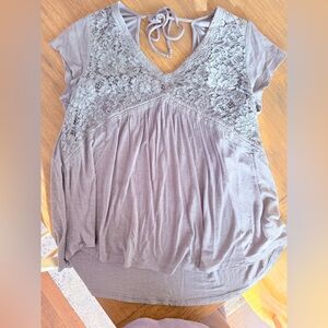 Maurices Lavender Lace Chemise